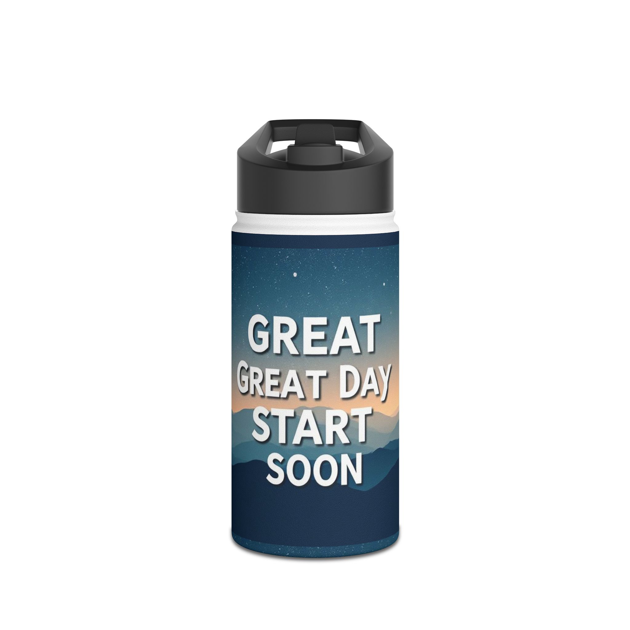 Stainless Steel Water Bottle, Standard Lid