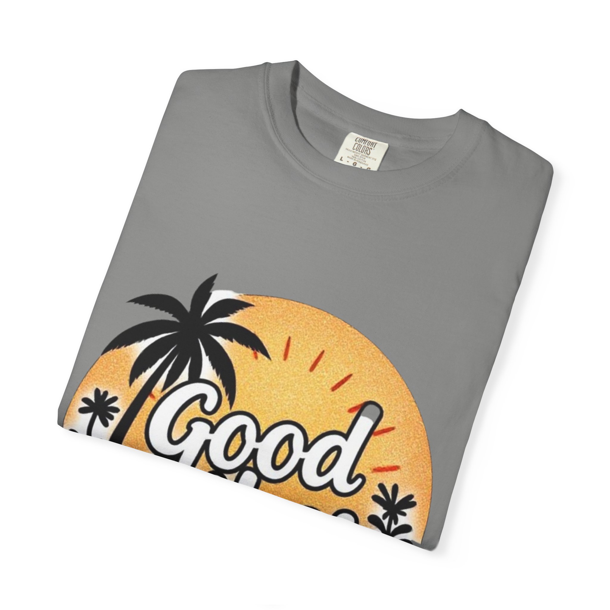 Good Vibes Unisex Garment-Dyed T-Shirt - Relaxed Summer Tee for Chill Days - Image 35