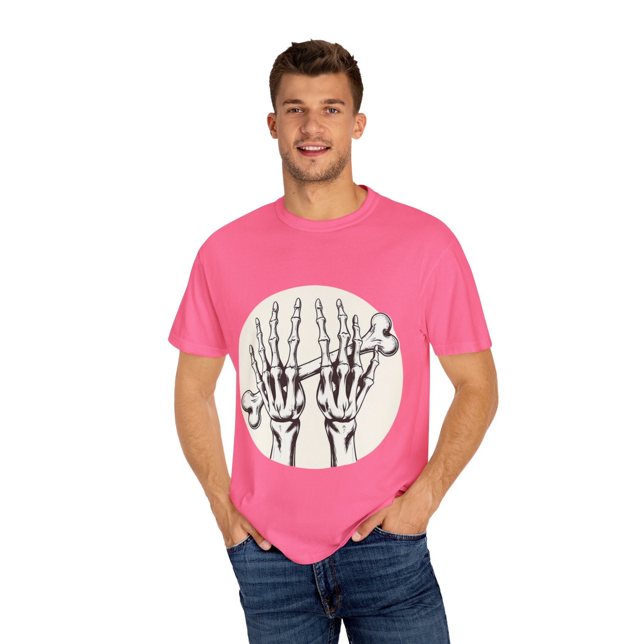 Skeleton Hands Unisex T-Shirt | Unique Graphic Tee for Halloween and Everyday Wear - Image 56