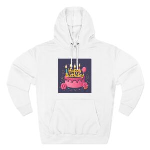 Happy Birthday Fleece Hoodie - Cozy Celebration Sweatshirt