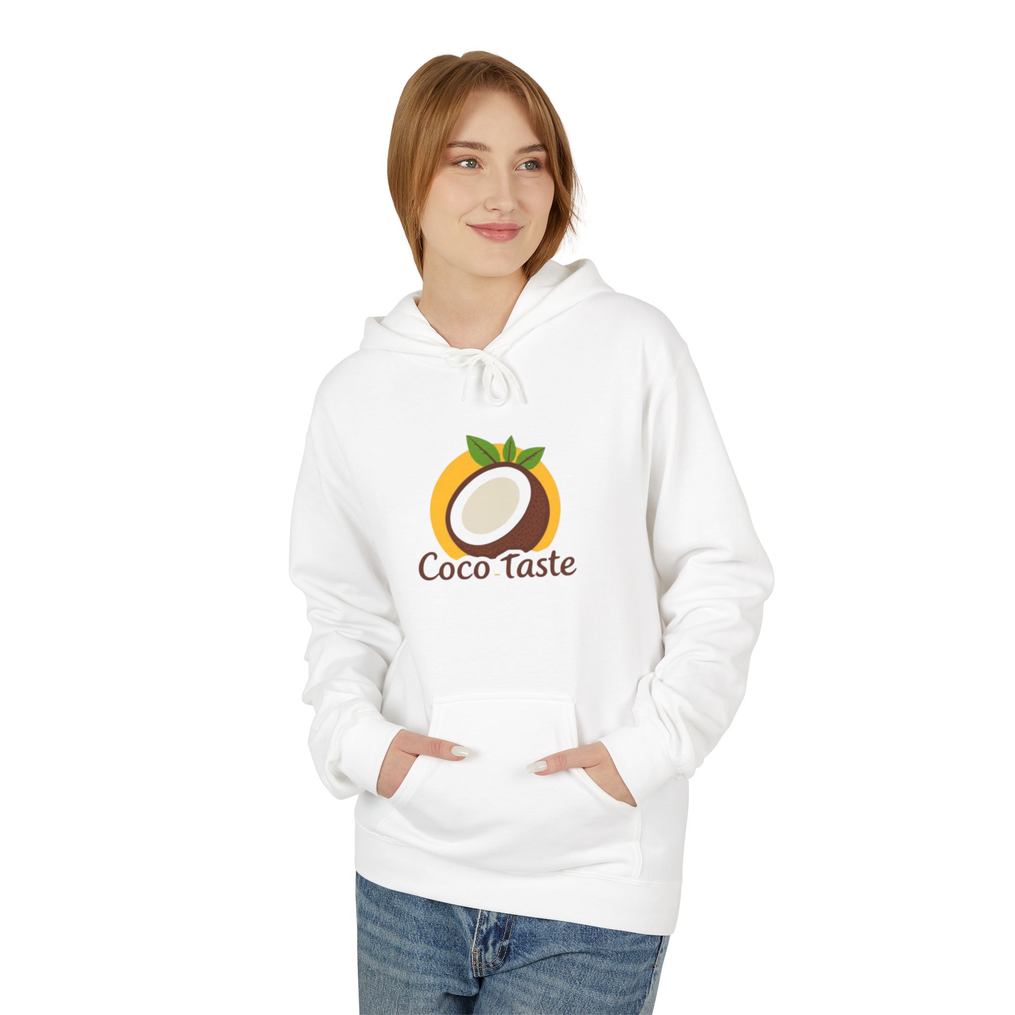 Coco Taste Unisex Fleece Hoodie - Soft, Cozy Comfort for Food Lovers - Image 3