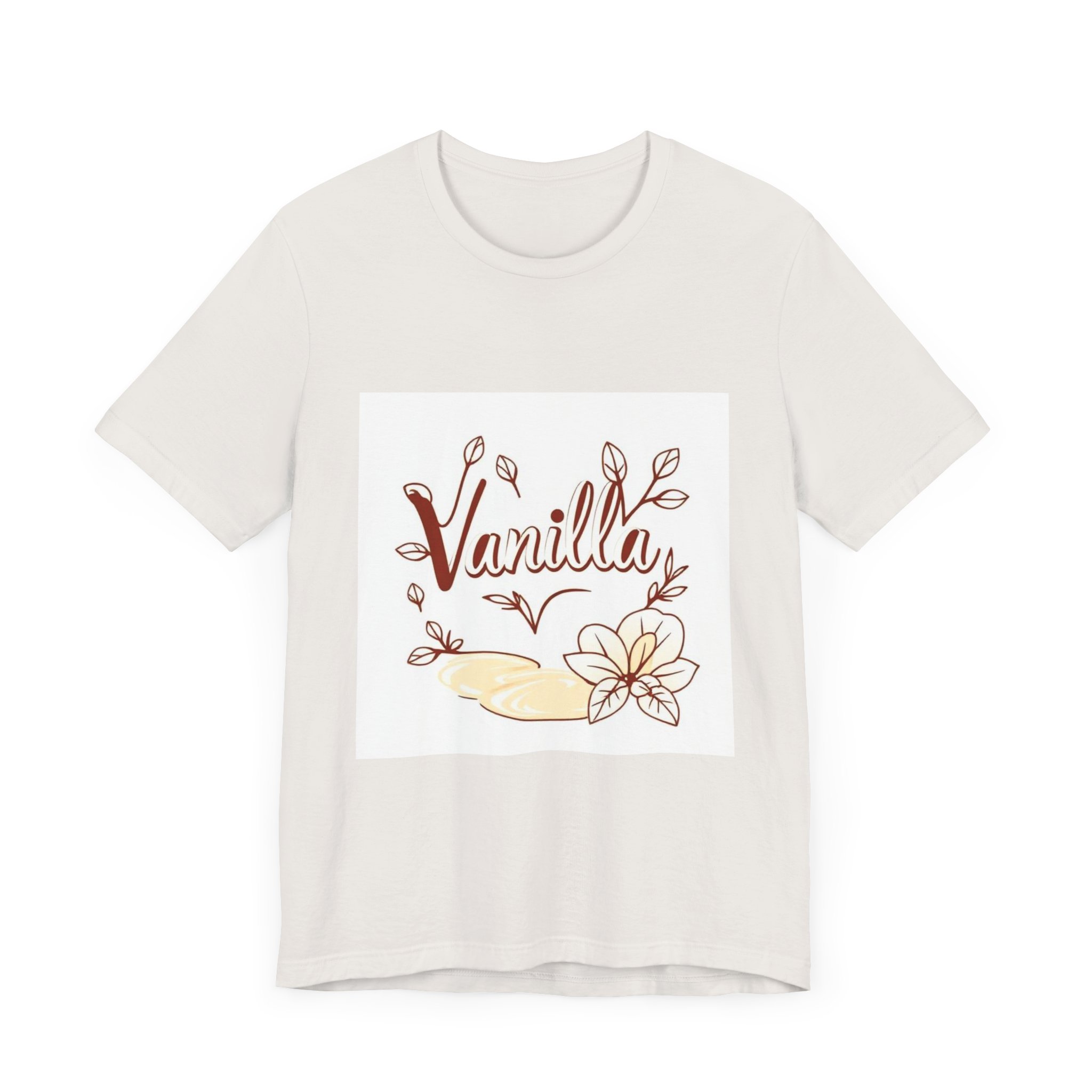 Vanilla Floral Short Sleeve Tee for Comfort and Style - Image 11