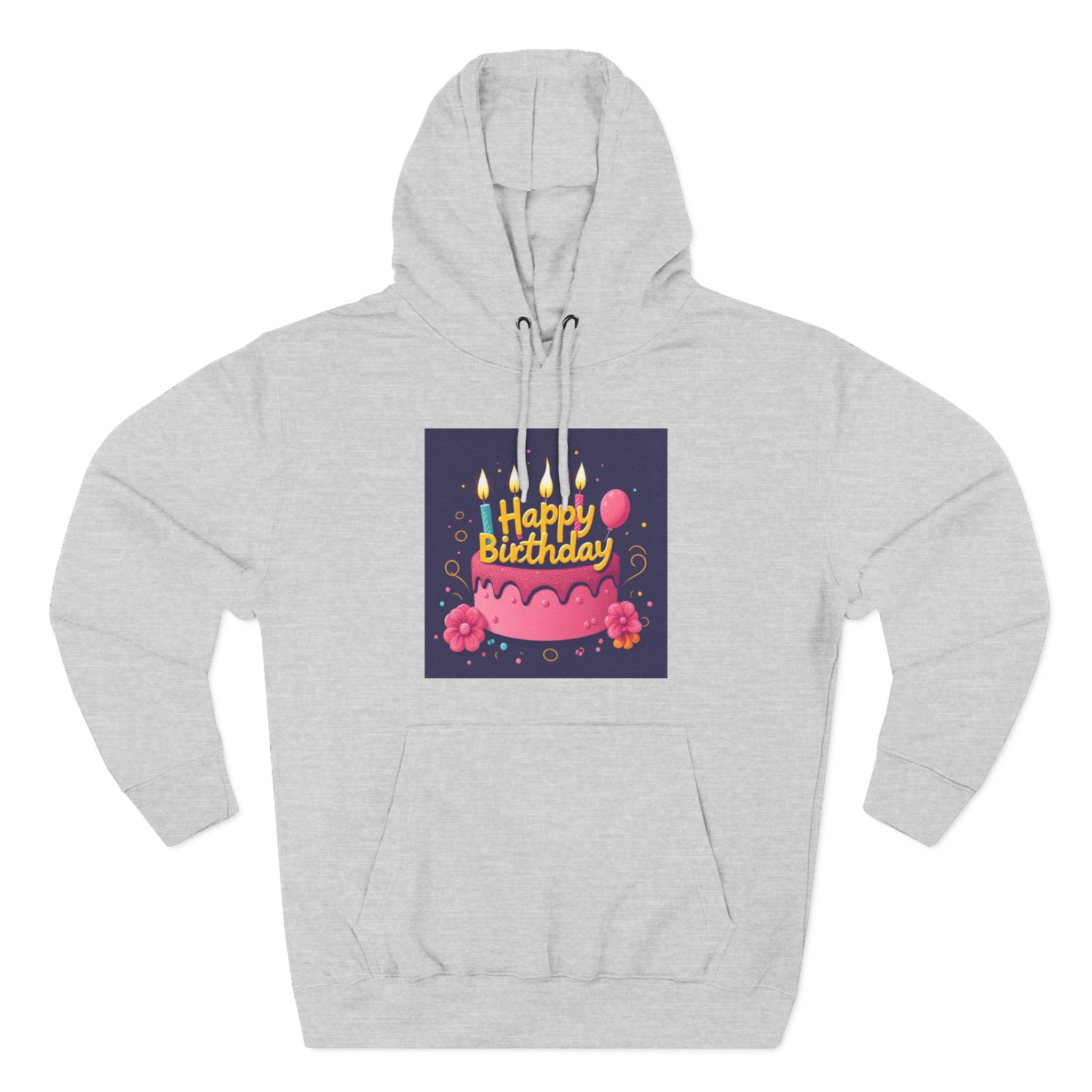 Happy Birthday Fleece Hoodie - Cozy Celebration Sweatshirt - Image 5