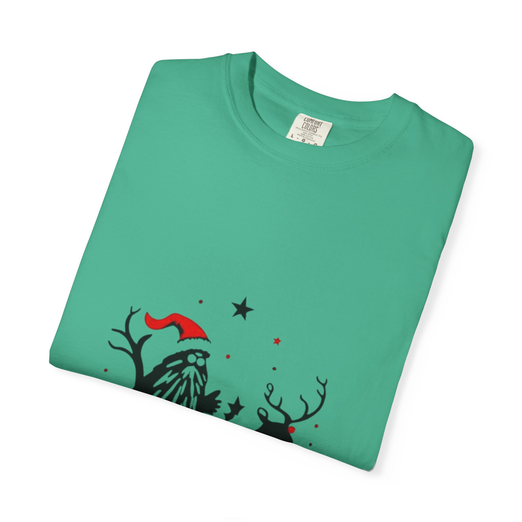 Festive Christmas T-Shirt with Santa and Reindeer - Image 11