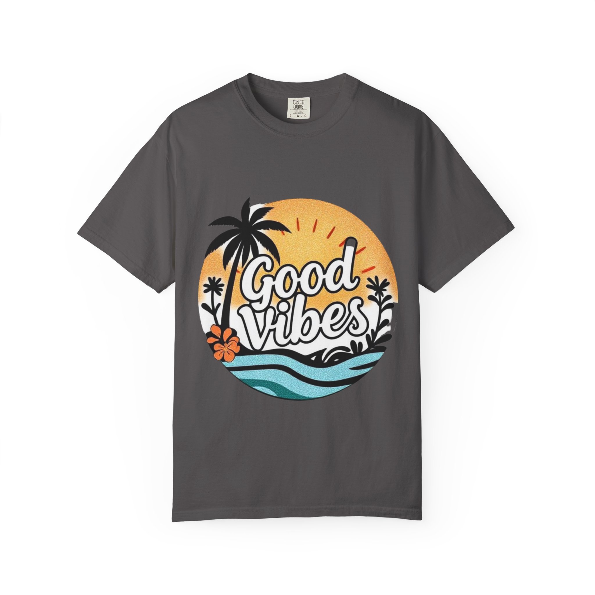 Good Vibes Unisex Garment-Dyed T-Shirt - Relaxed Summer Tee for Chill Days - Image 41