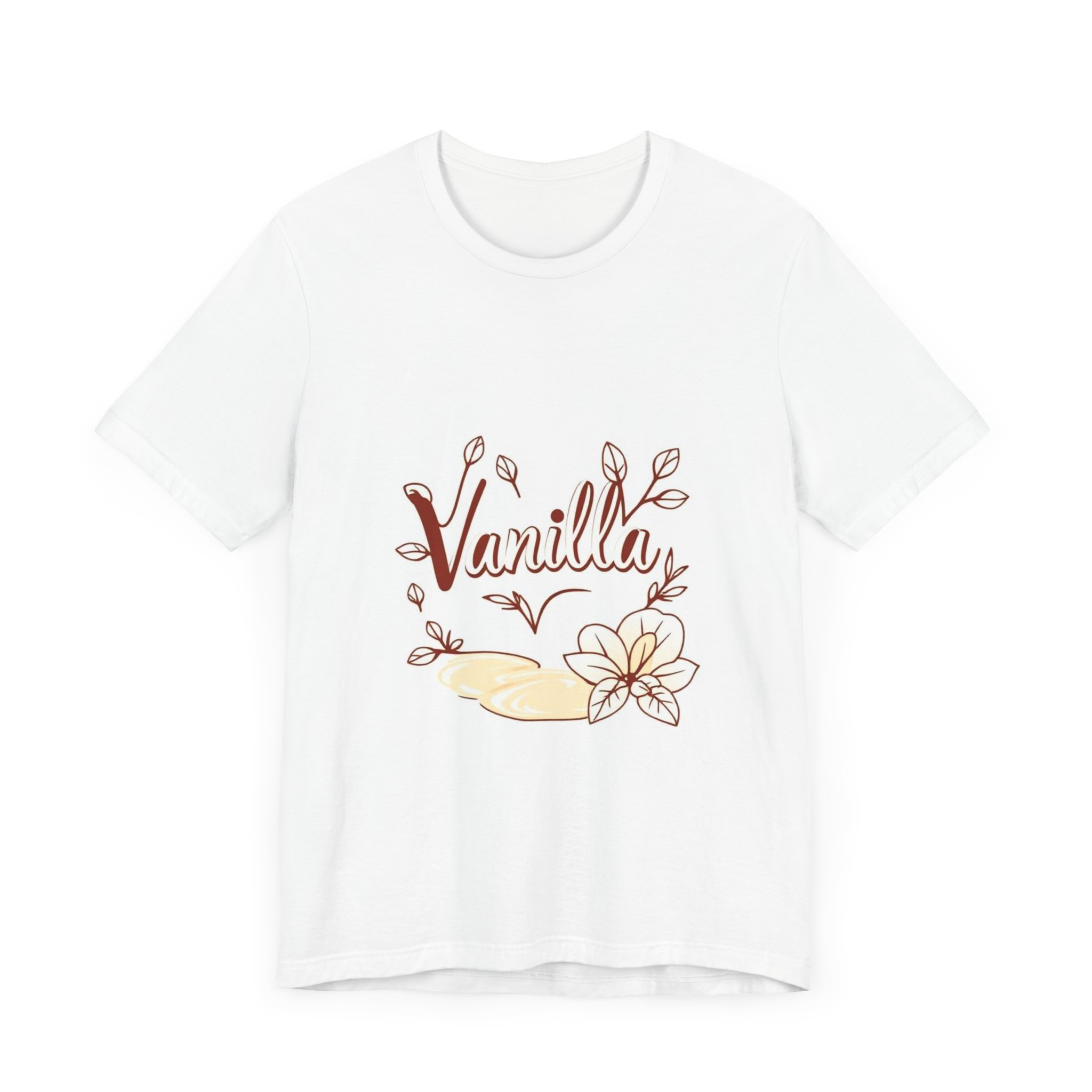 Vanilla Floral Short Sleeve Tee for Comfort and Style - Image 7