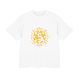 Urban Graphic Heavy Tee - Yellow Mandala Design