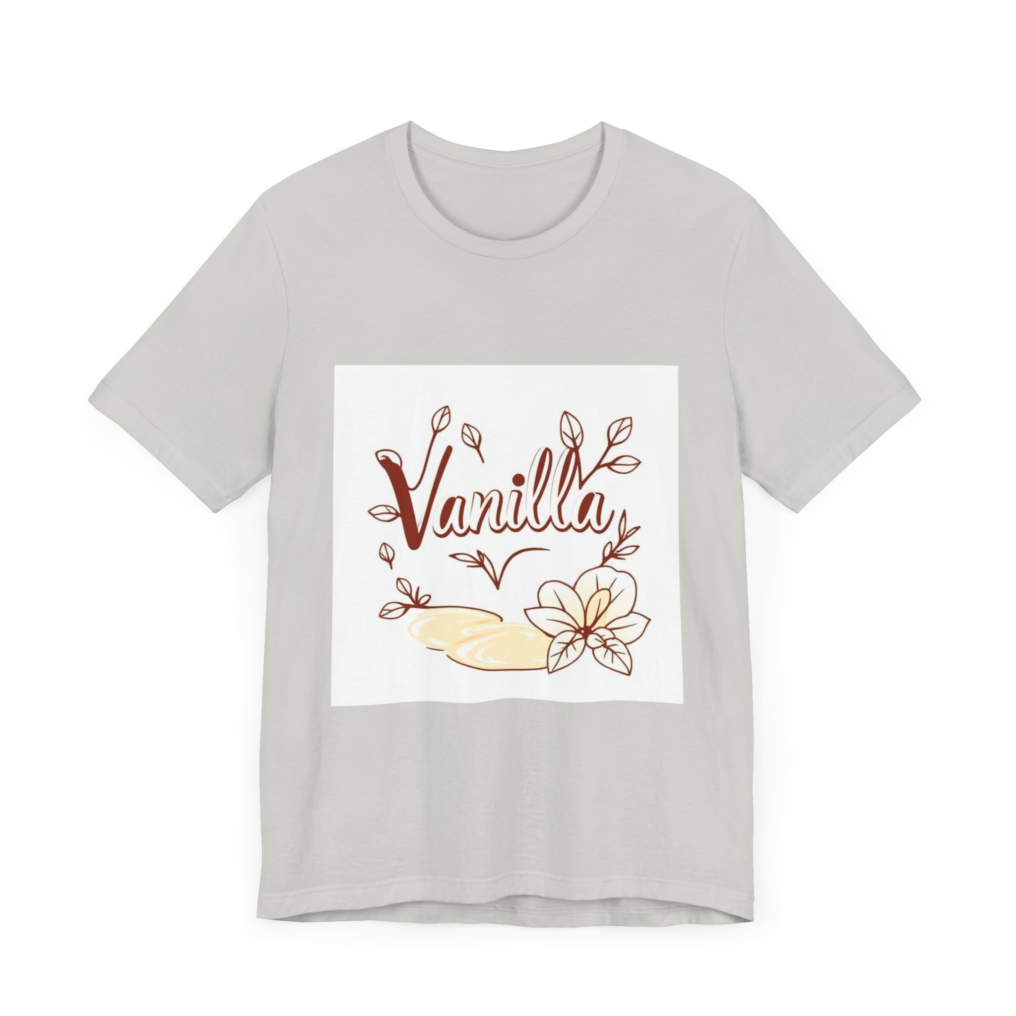 Vanilla Floral Short Sleeve Tee for Comfort and Style - Image 15