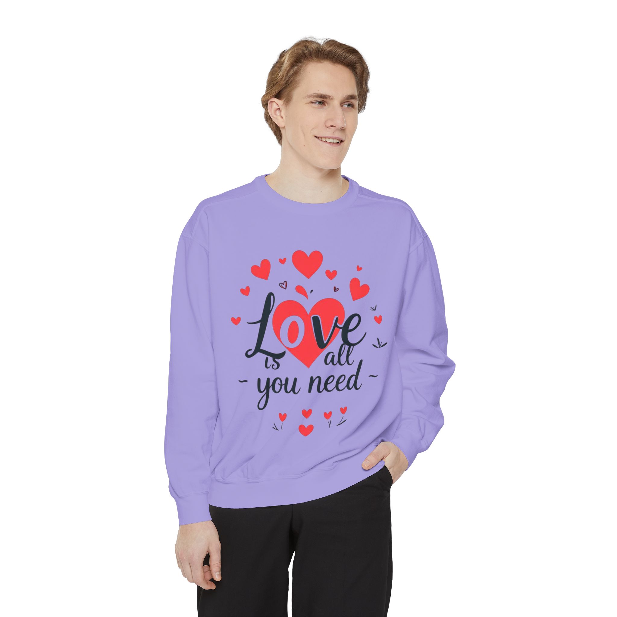 Unisex Garment-Dyed Sweatshirt - Image 15