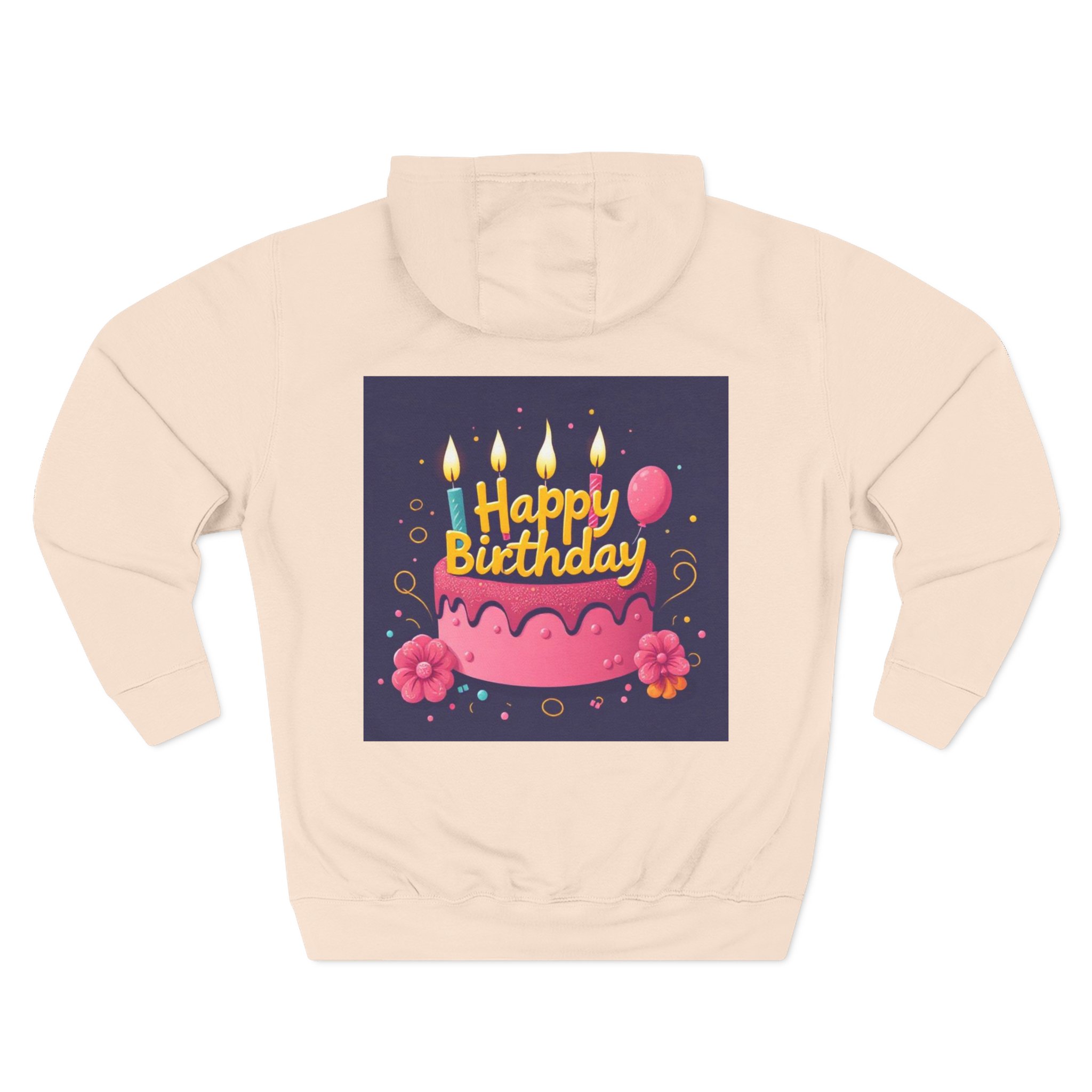 Happy Birthday Fleece Hoodie - Cozy Celebration Sweatshirt - Image 10