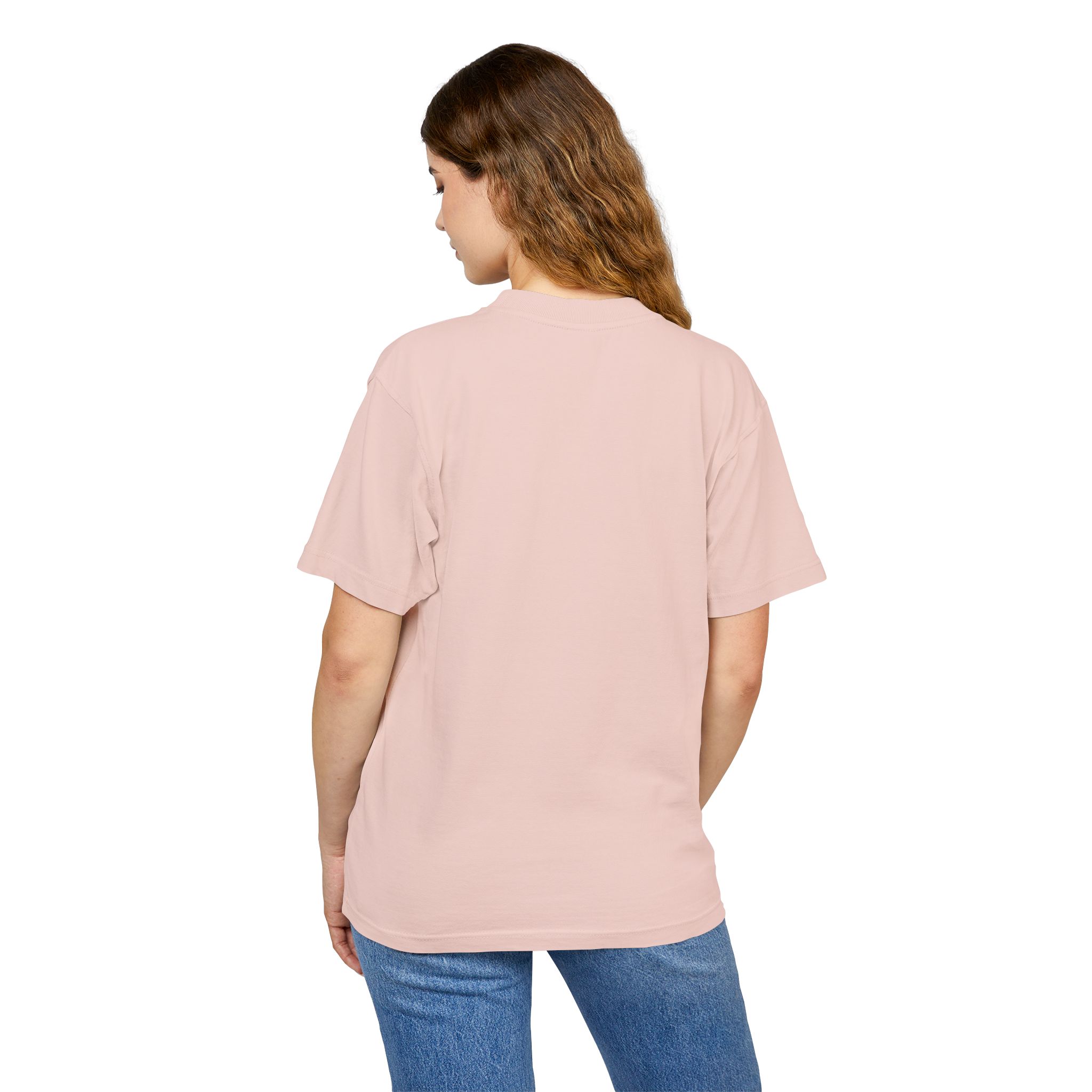 Urban Graphic Heavy Tee - Yellow Mandala Design - Image 8