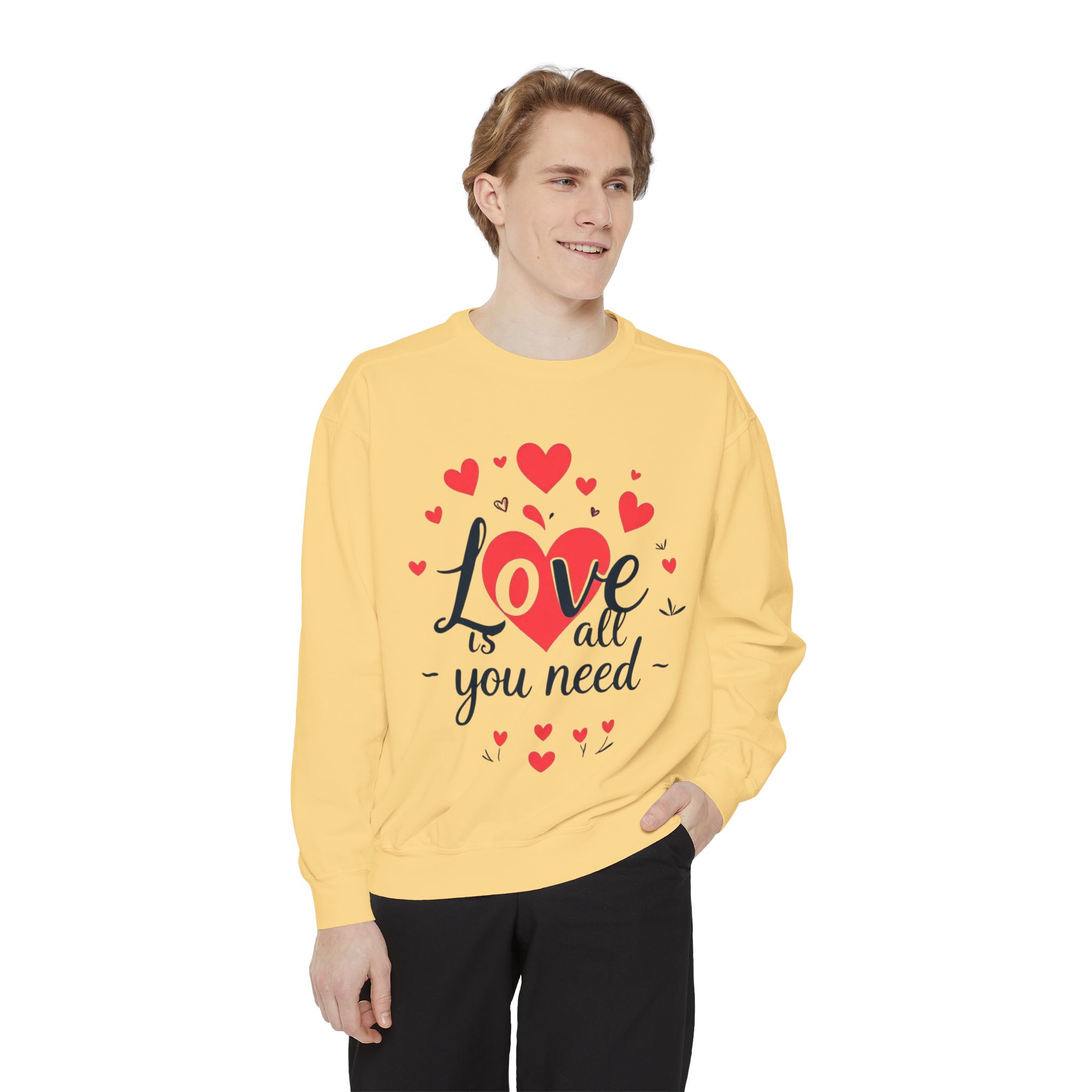 Unisex Garment-Dyed Sweatshirt - Image 7