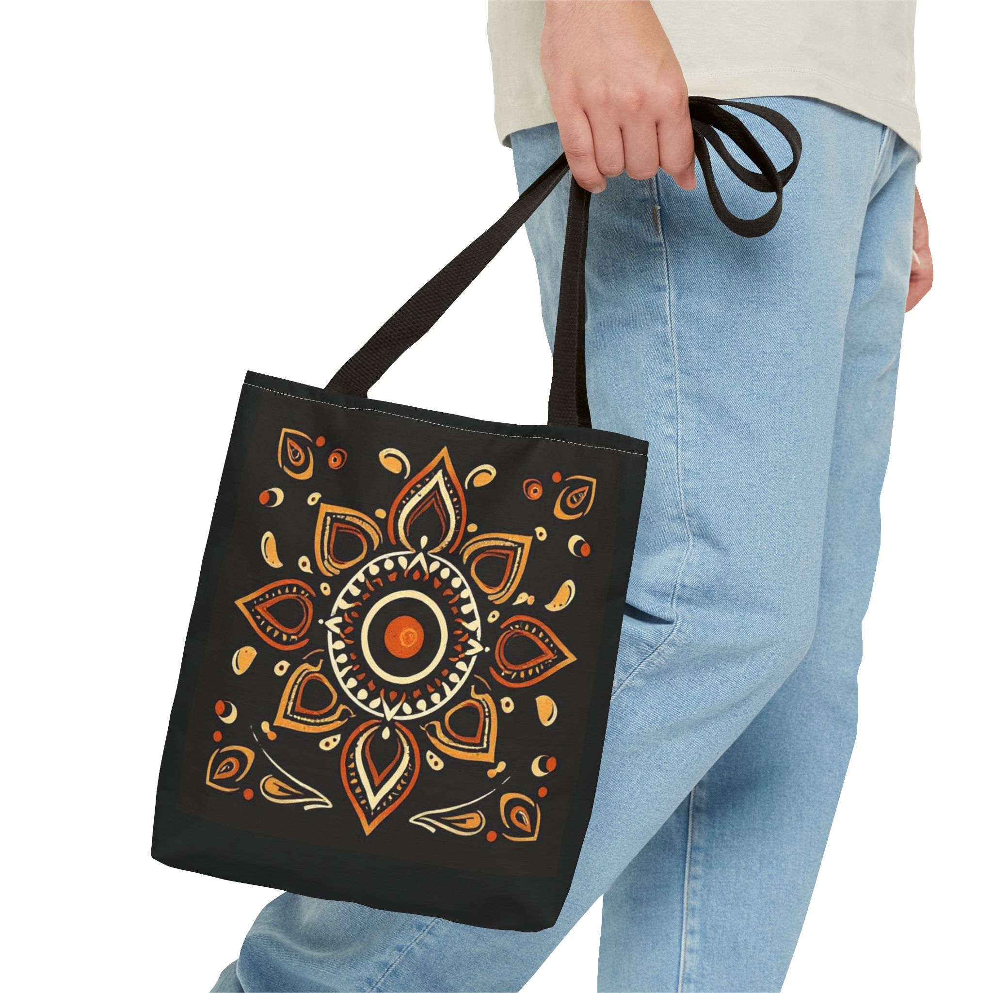 Bohemian Mandala Tote Bag - Stylish and Eco-Friendly for Everyday Use - Image 3