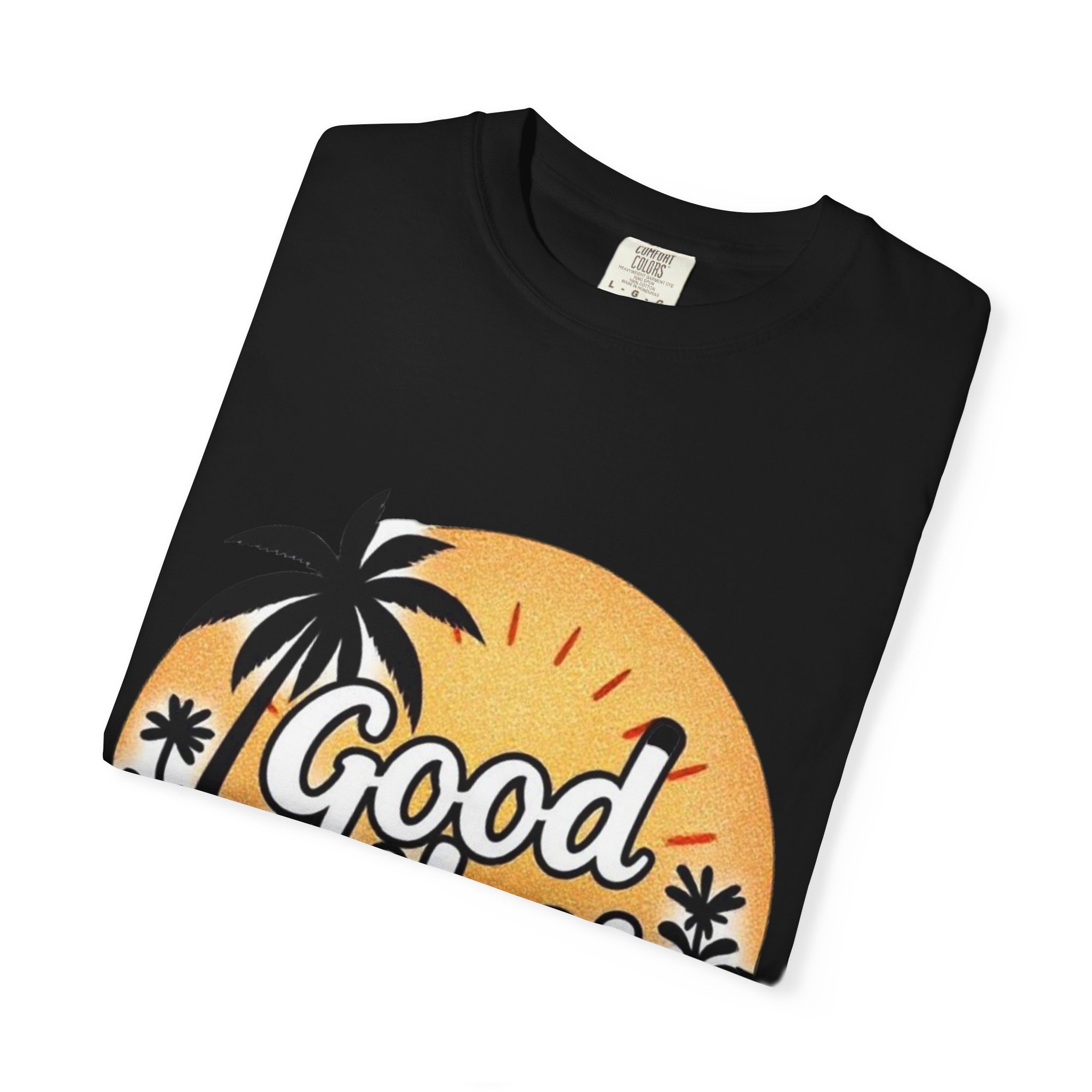 Good Vibes Unisex Garment-Dyed T-Shirt - Relaxed Summer Tee for Chill Days - Image 47