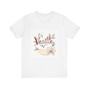Vanilla Floral Short Sleeve Tee for Comfort and Style