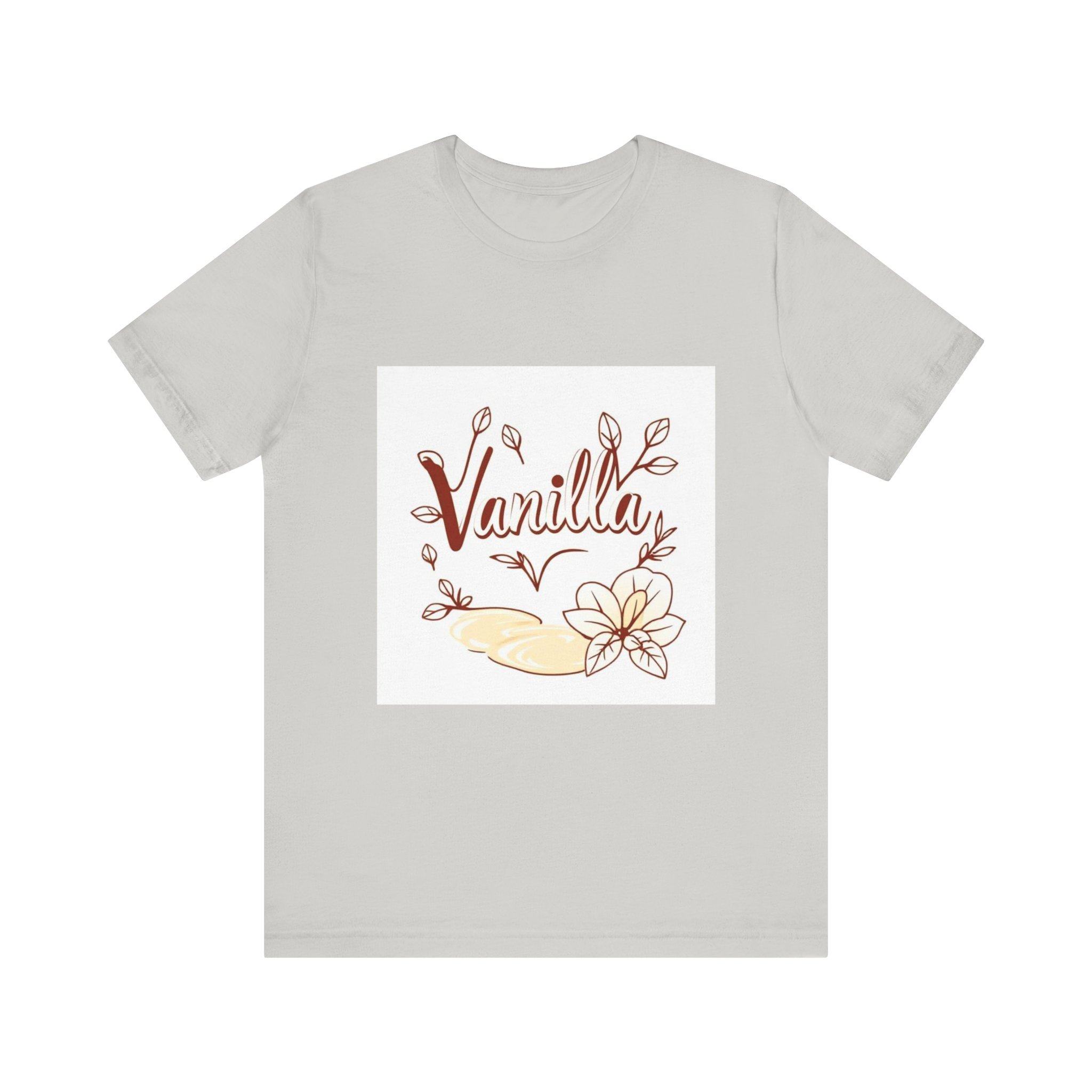 Vanilla Floral Short Sleeve Tee for Comfort and Style - Image 13