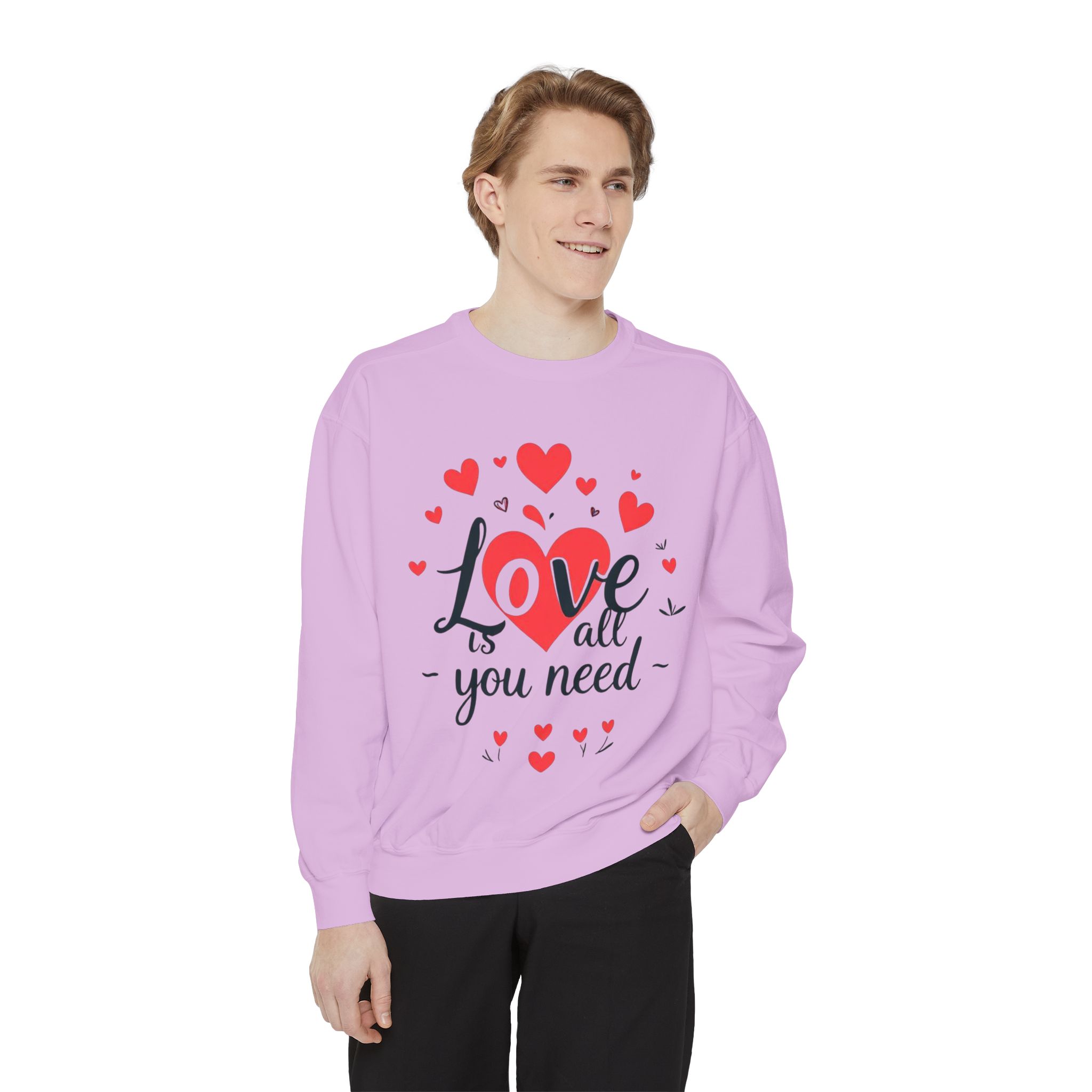 Unisex Garment-Dyed Sweatshirt - Image 19