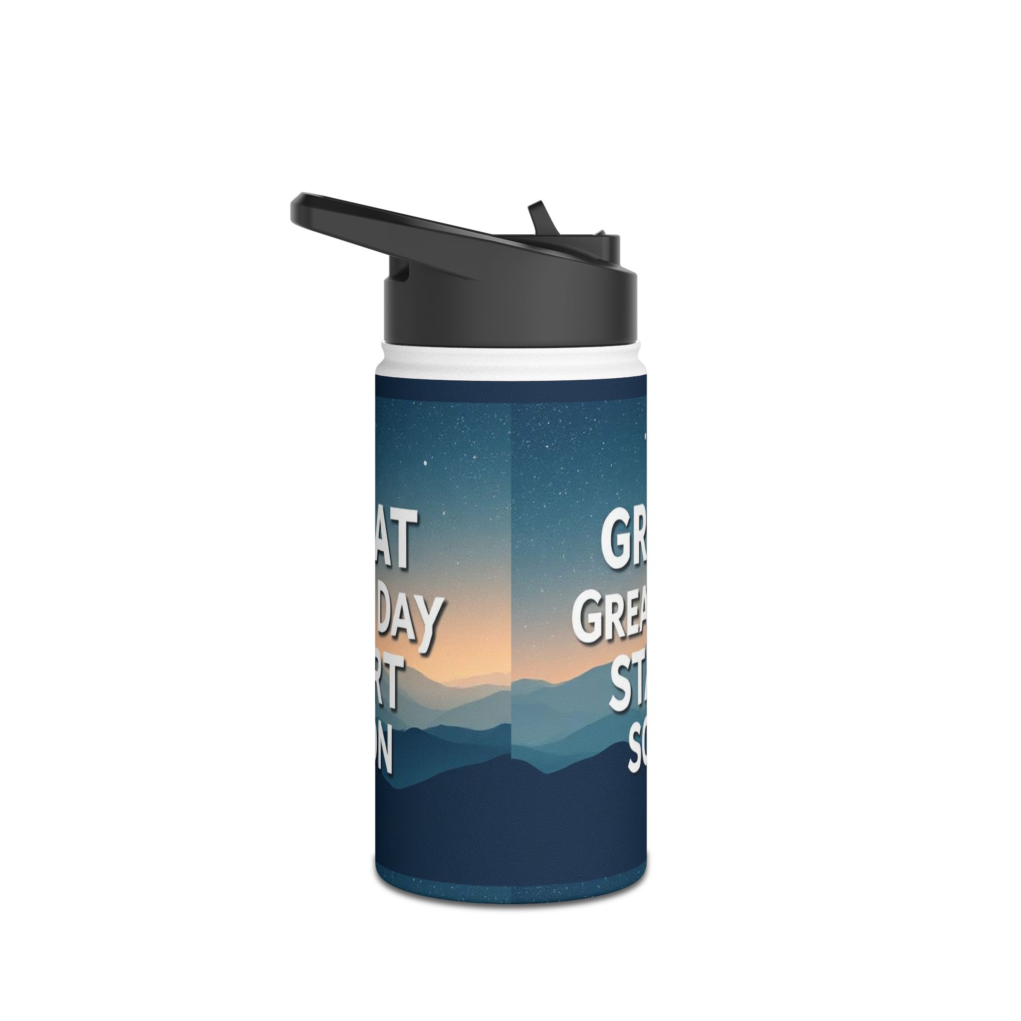 Stainless Steel Water Bottle, Standard Lid - Image 3