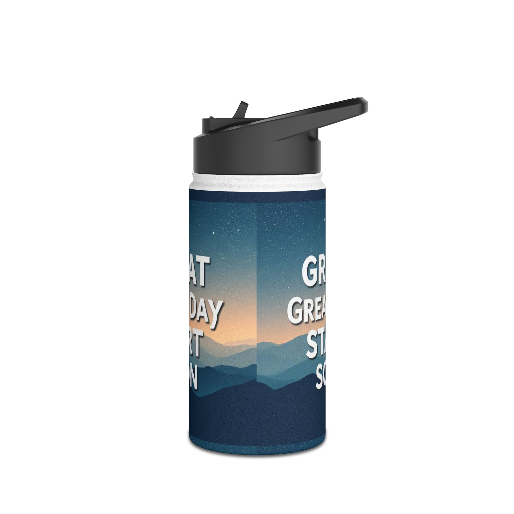 Stainless Steel Water Bottle, Standard Lid - Image 4