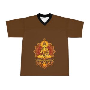 Buddha Unisex Football Jersey - Spiritual Comfort for Game Day