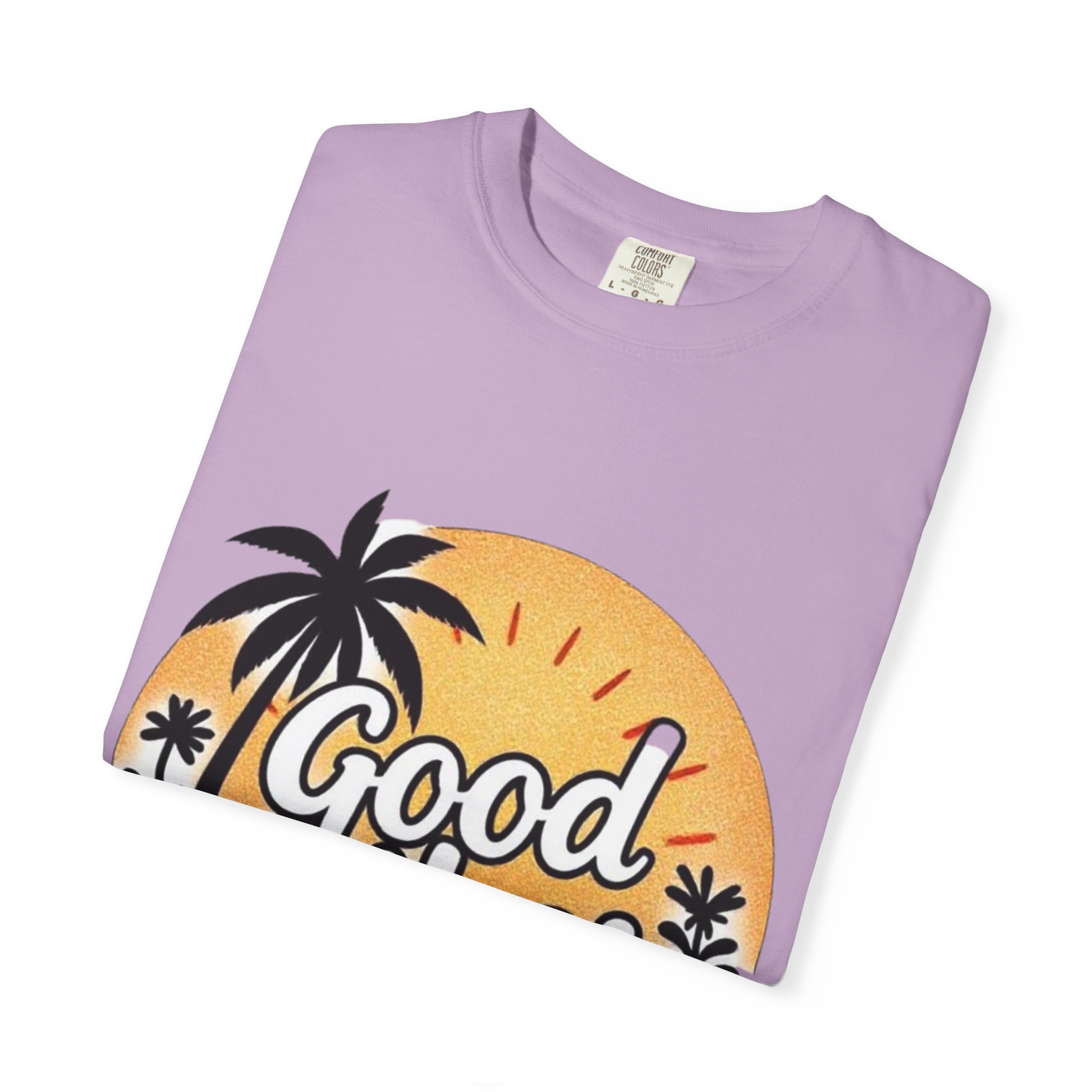 Good Vibes Unisex Garment-Dyed T-Shirt - Relaxed Summer Tee for Chill Days - Image 51