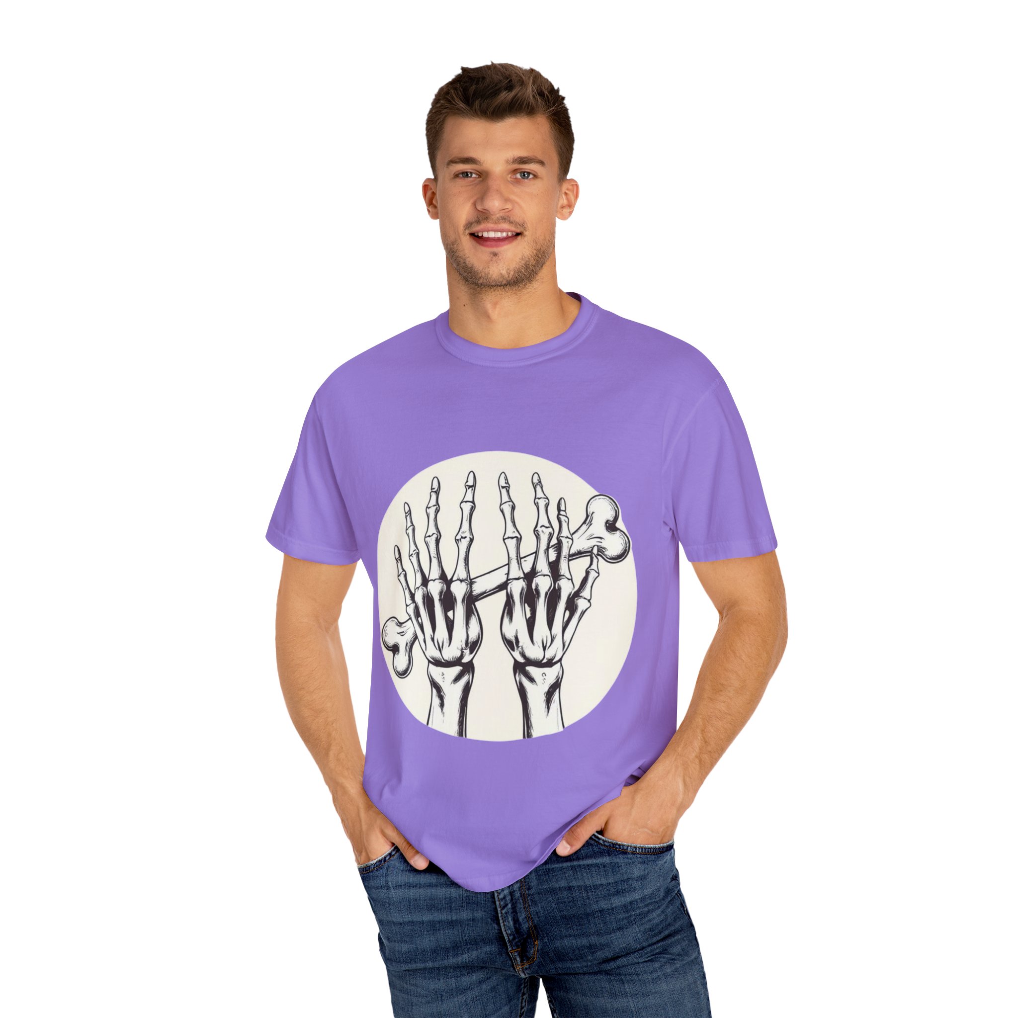 Skeleton Hands Unisex T-Shirt | Unique Graphic Tee for Halloween and Everyday Wear - Image 48