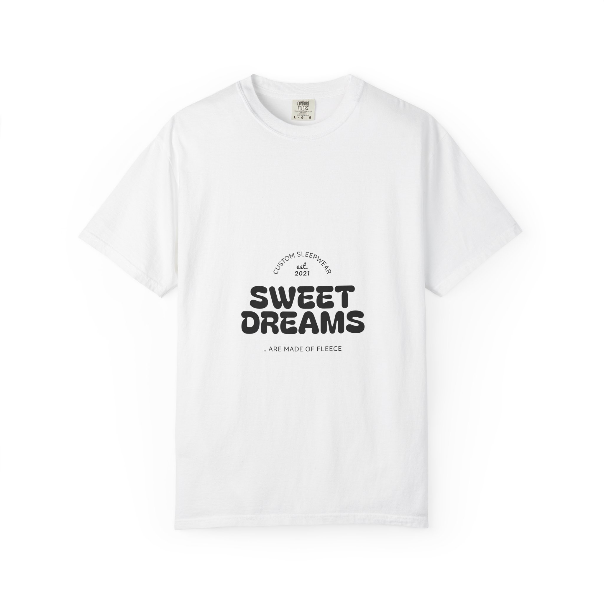 Sweet Dreams Unisex Garment-Dyed T-shirt - Cozy Nightwear