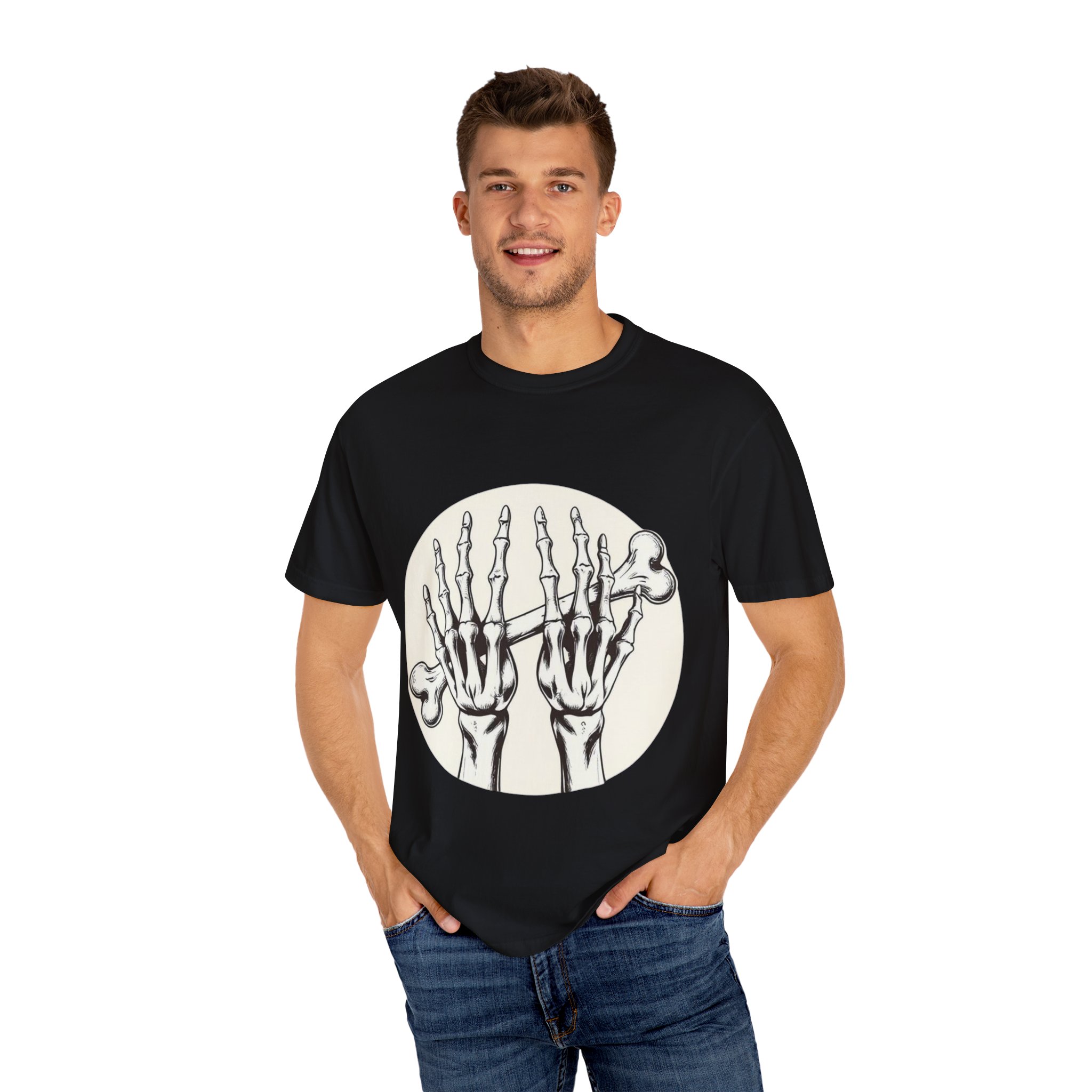 Skeleton Hands Unisex T-Shirt | Unique Graphic Tee for Halloween and Everyday Wear - Image 44
