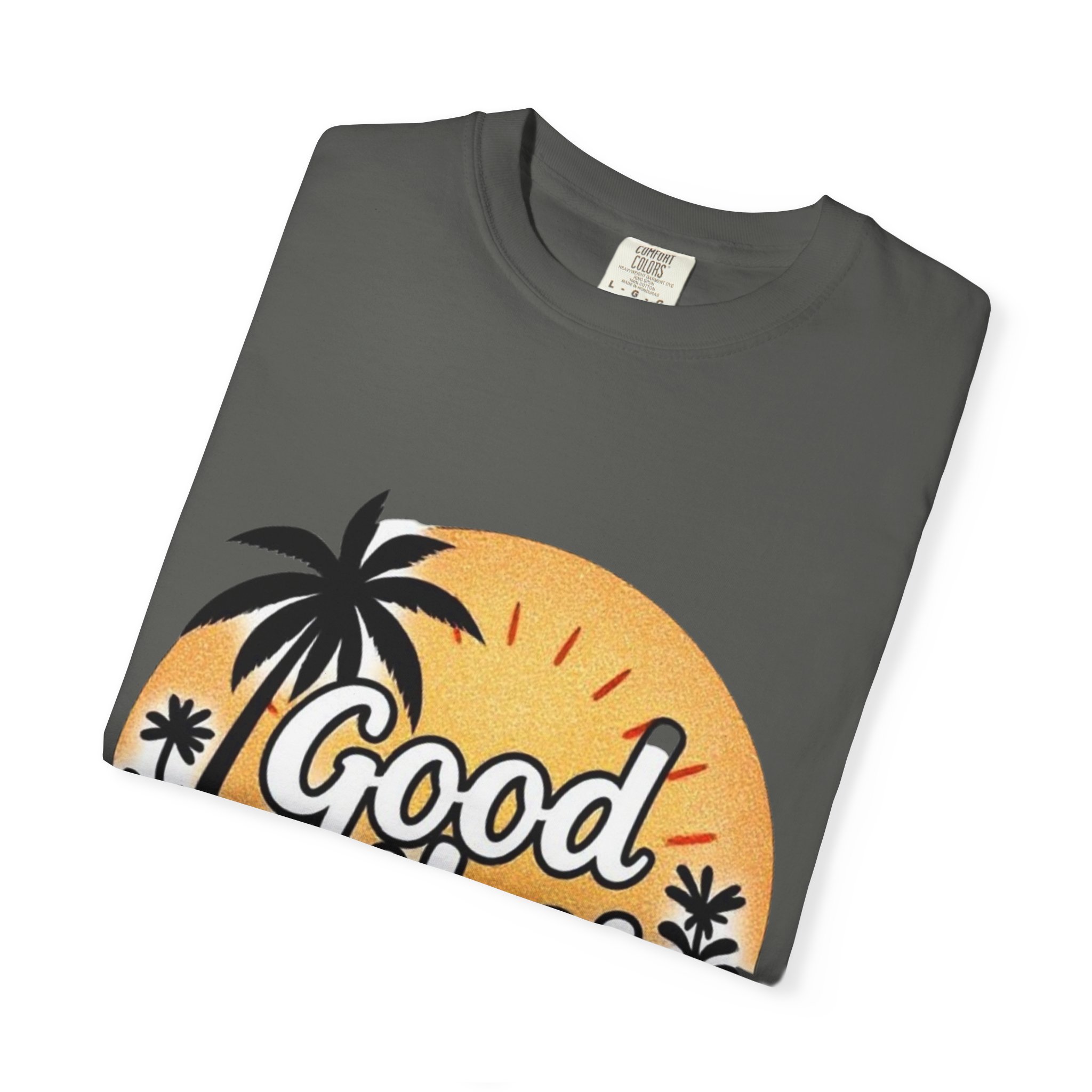 Good Vibes Unisex Garment-Dyed T-Shirt - Relaxed Summer Tee for Chill Days - Image 23