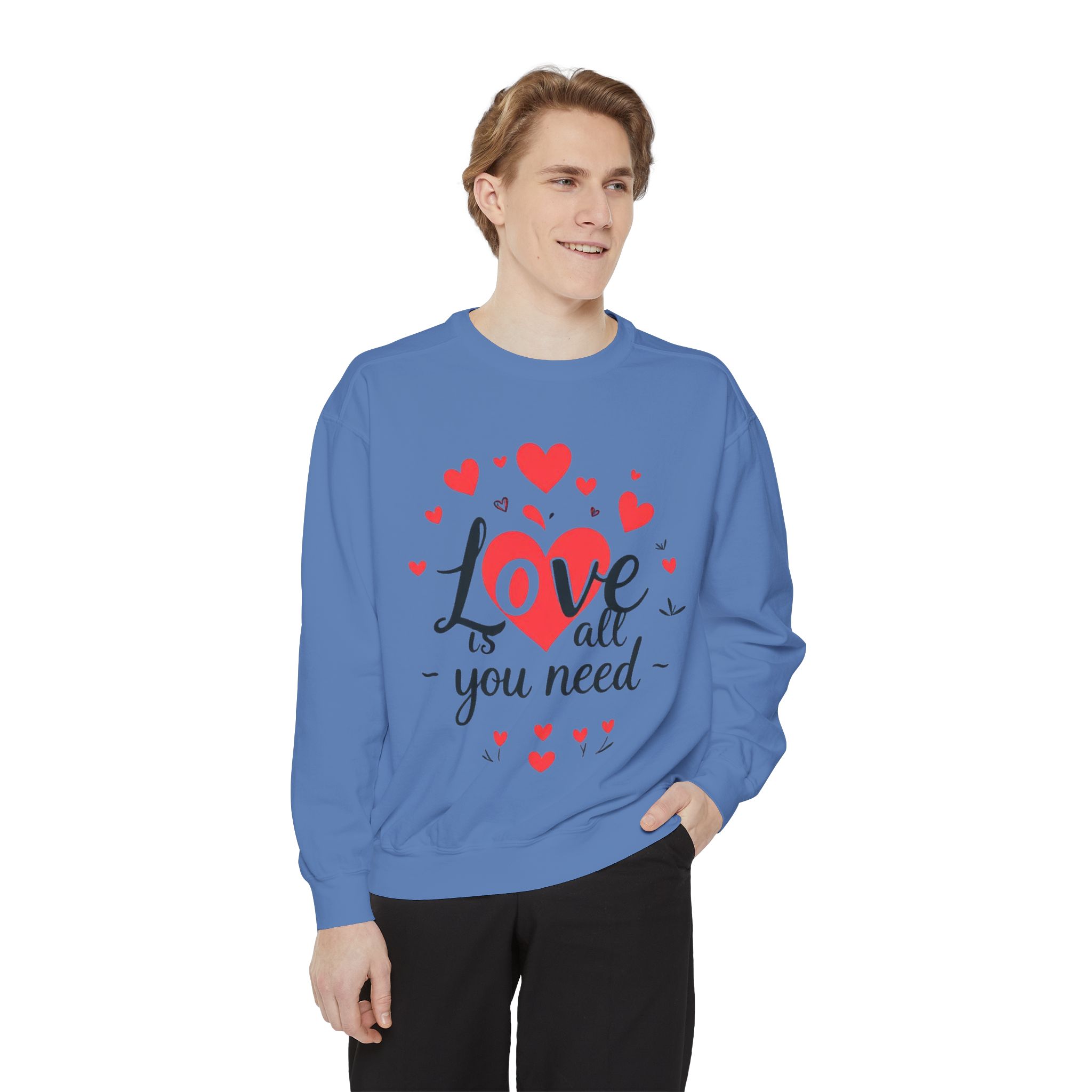 Unisex Garment-Dyed Sweatshirt - Image 11