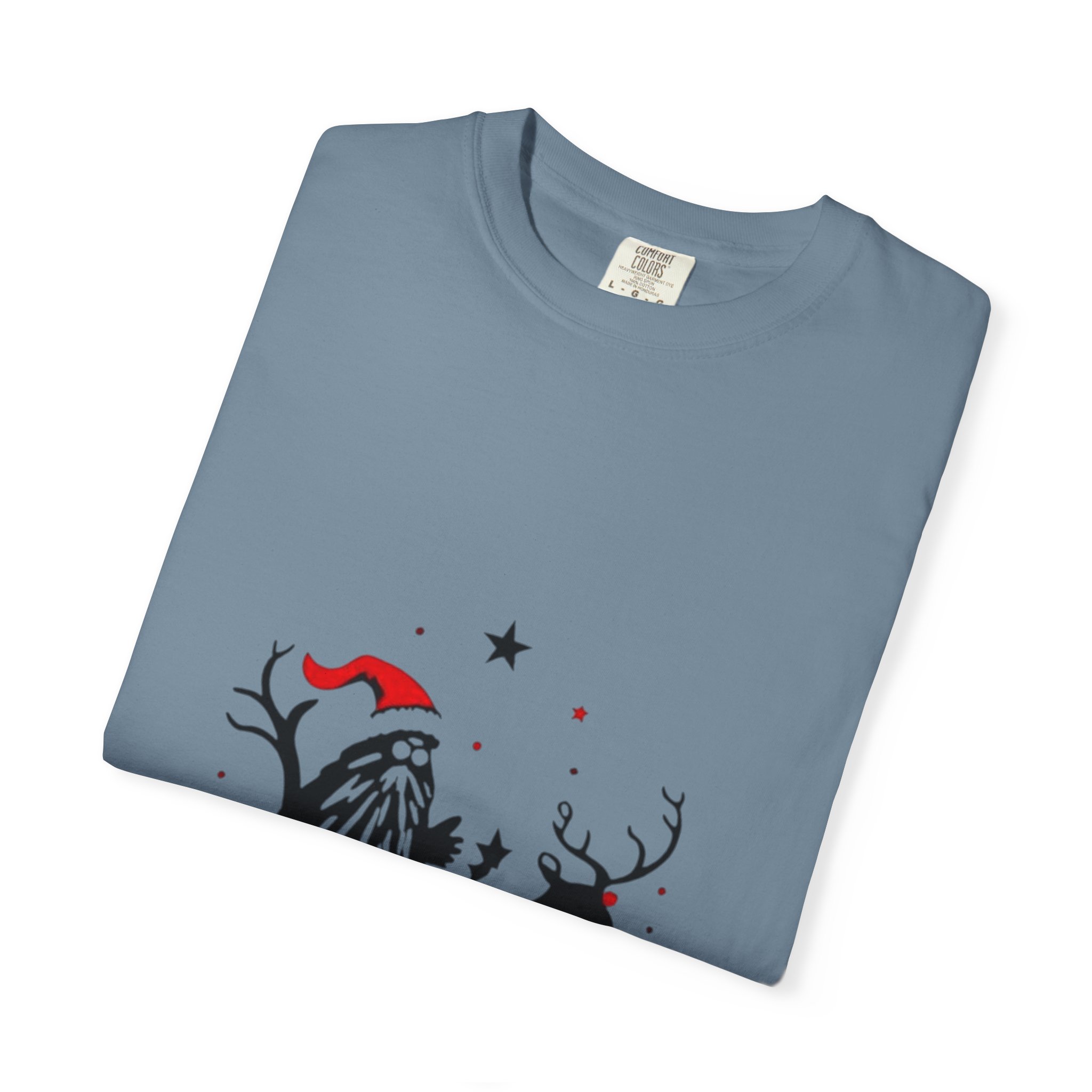 Festive Christmas T-Shirt with Santa and Reindeer - Image 35