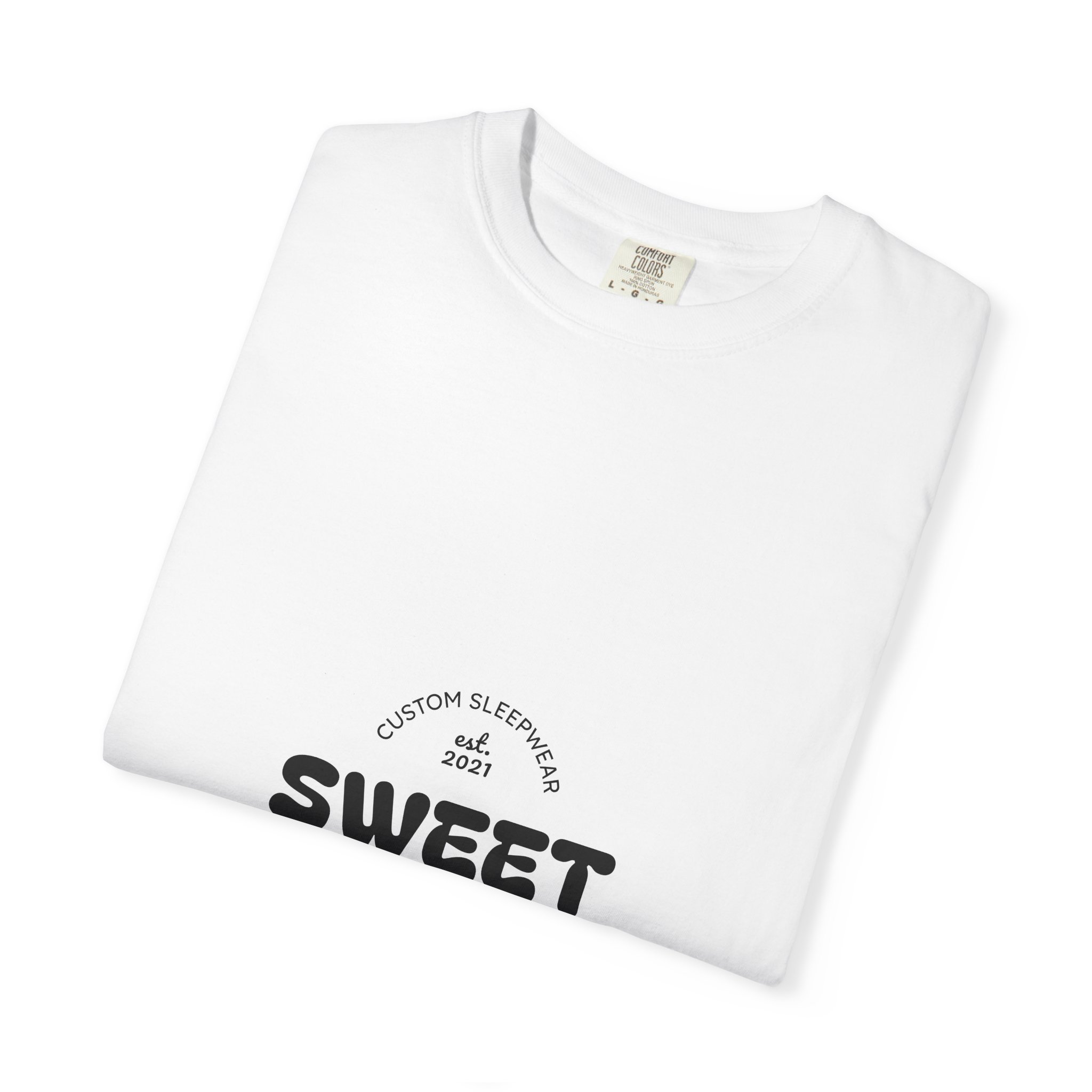 Sweet Dreams Unisex Garment-Dyed T-shirt - Cozy Nightwear - Image 3