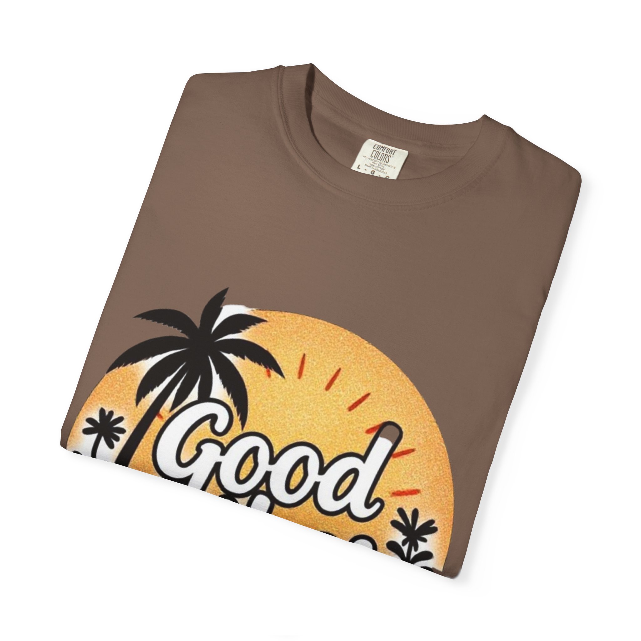 Good Vibes Unisex Garment-Dyed T-Shirt - Relaxed Summer Tee for Chill Days - Image 19