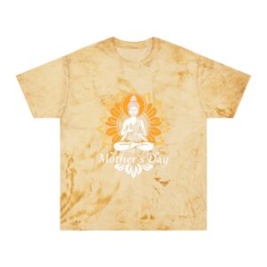 Unisex Buddha Spirit T-Shirt - Perfect for Mother's Day, Yoga Lovers, Spiritual Gifts, Meditation Apparel, Unique Tie-Dye Tee