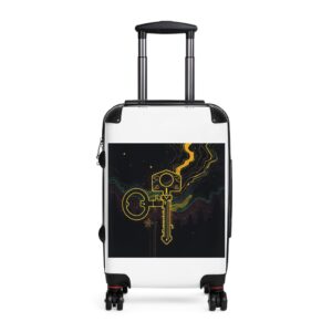 Key to Adventure Carry-On Suitcase with Unique Design