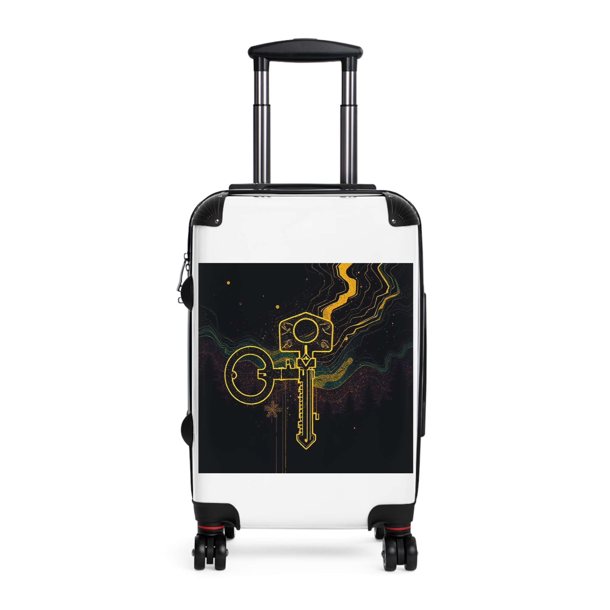 Key to Adventure Carry-On Suitcase with Unique Design